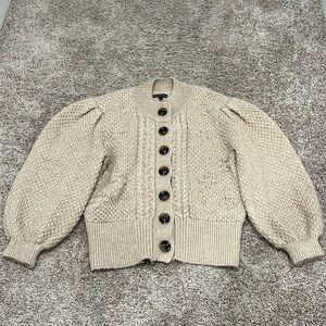 Who What Wear Tan Chunky Cardigan